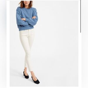 Everlane Midrise jeans size 28 regular color bone